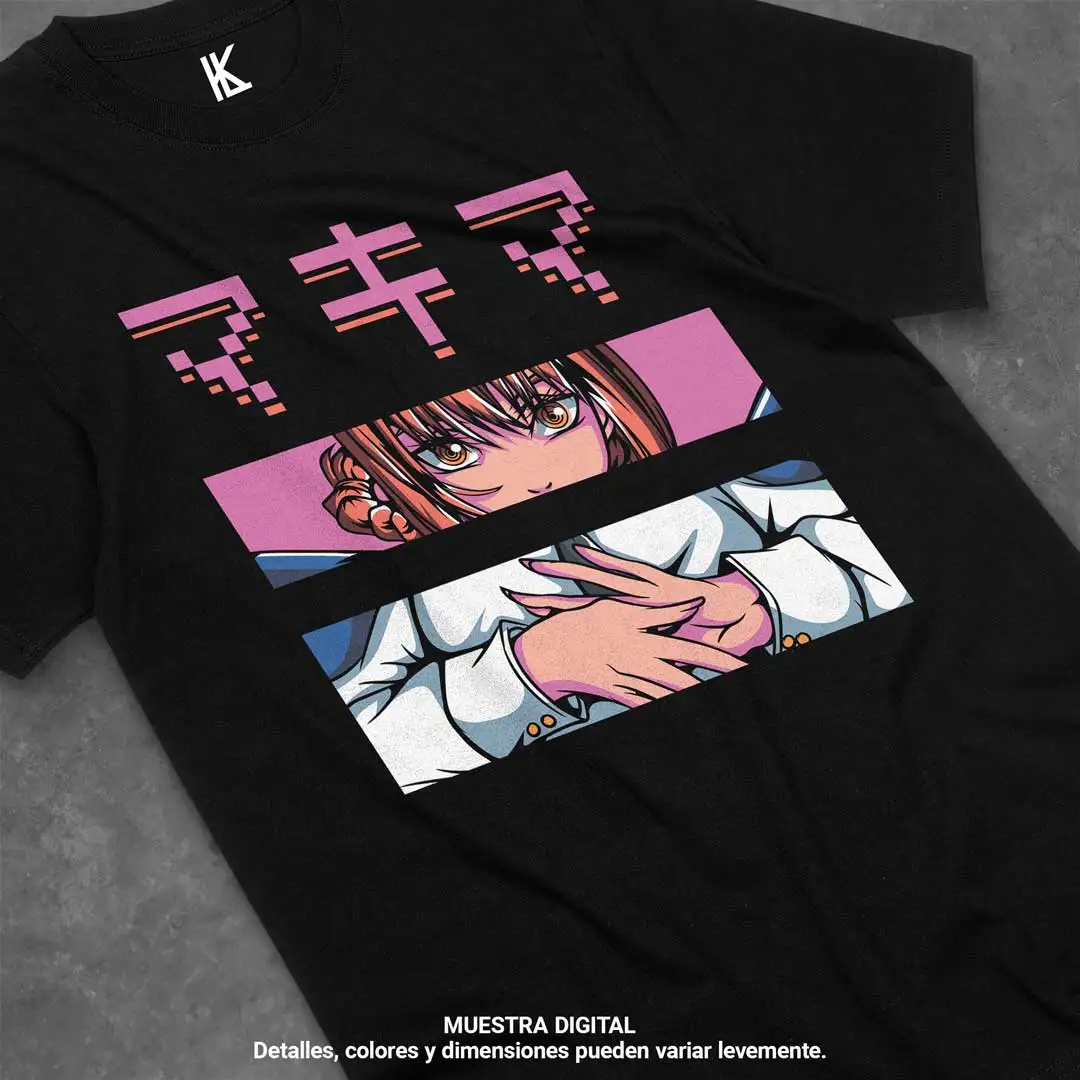 

Футболка для аниме Makima V14