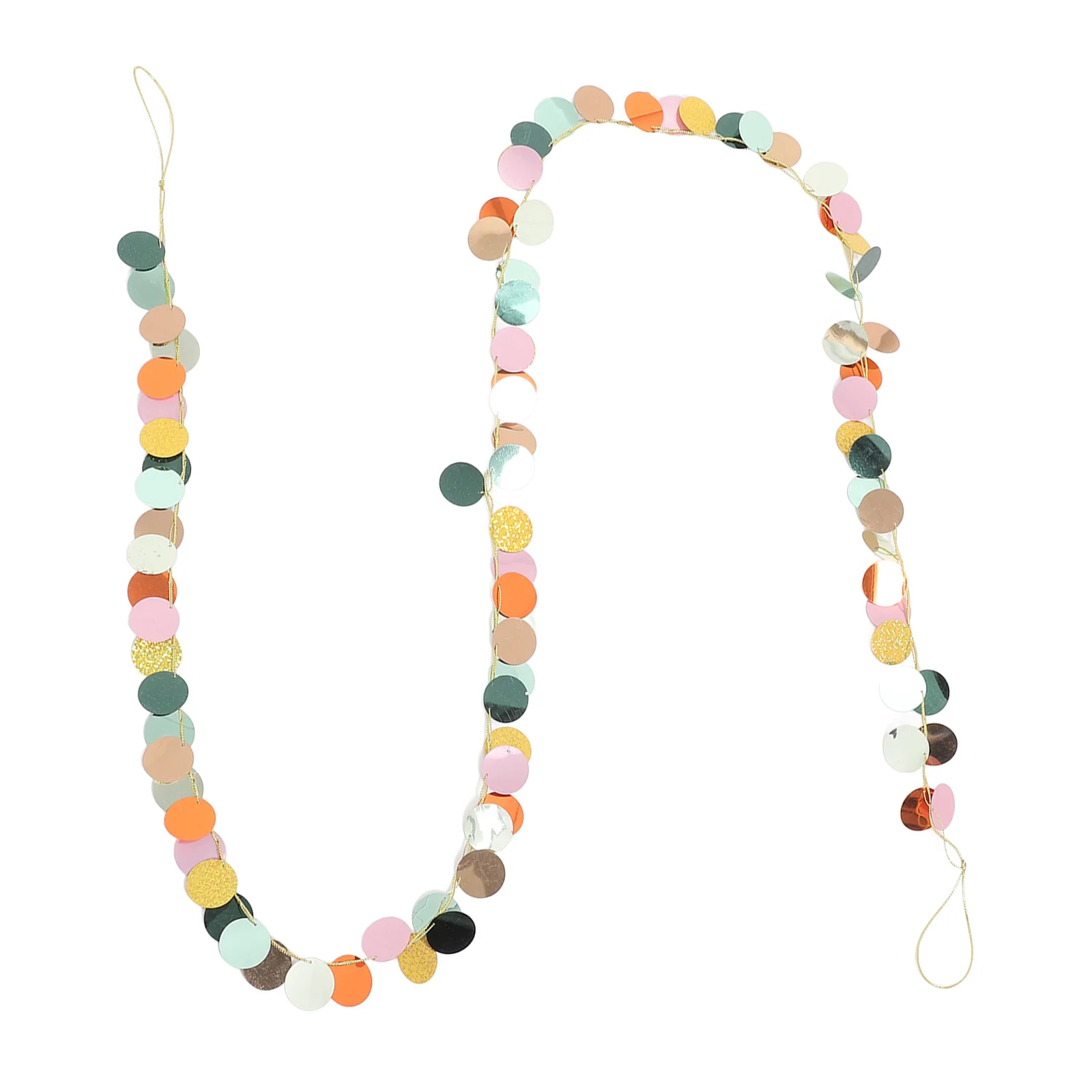 

Round Garland Banner Hanging Decor for Wedding Bridal Shower Birthday Celebration Events Wedding Room Decoration