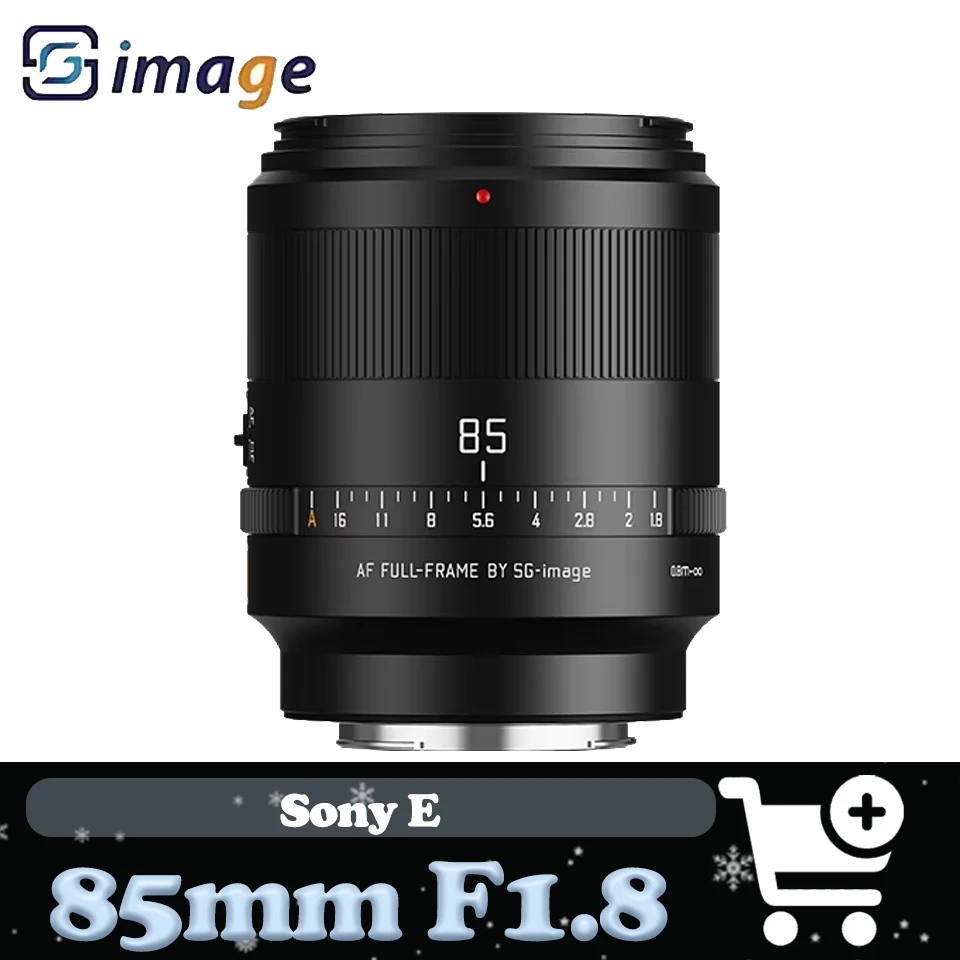 

SGimage 85mm F1.8 Full Frame Autofocus Large Aperture Portrait Lens for Sony A9 A7R ZVE1 A6700