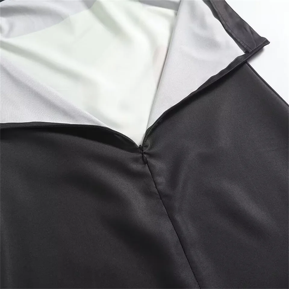 Vestido Largo Sexy Sin Tirantes y Sin Espalda con Estampado para Mujer, Moda sin Mangas de Hombros Descubiertos, 2024 Verano, Fiesta de Noche para Dama 5