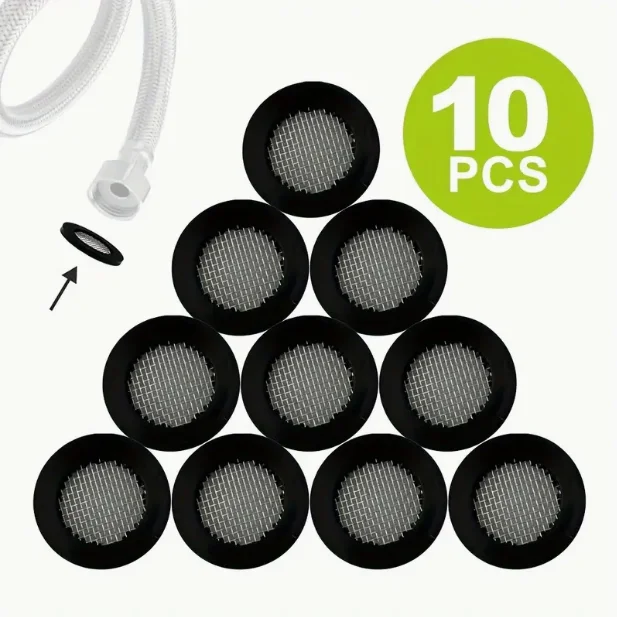 

10Pcs 1/2"O-Ring Seal Hose Gasket Rubber Washer with Net for Faucet Grommet Rubber Gasket Filter Washer Sink Strainer Tool