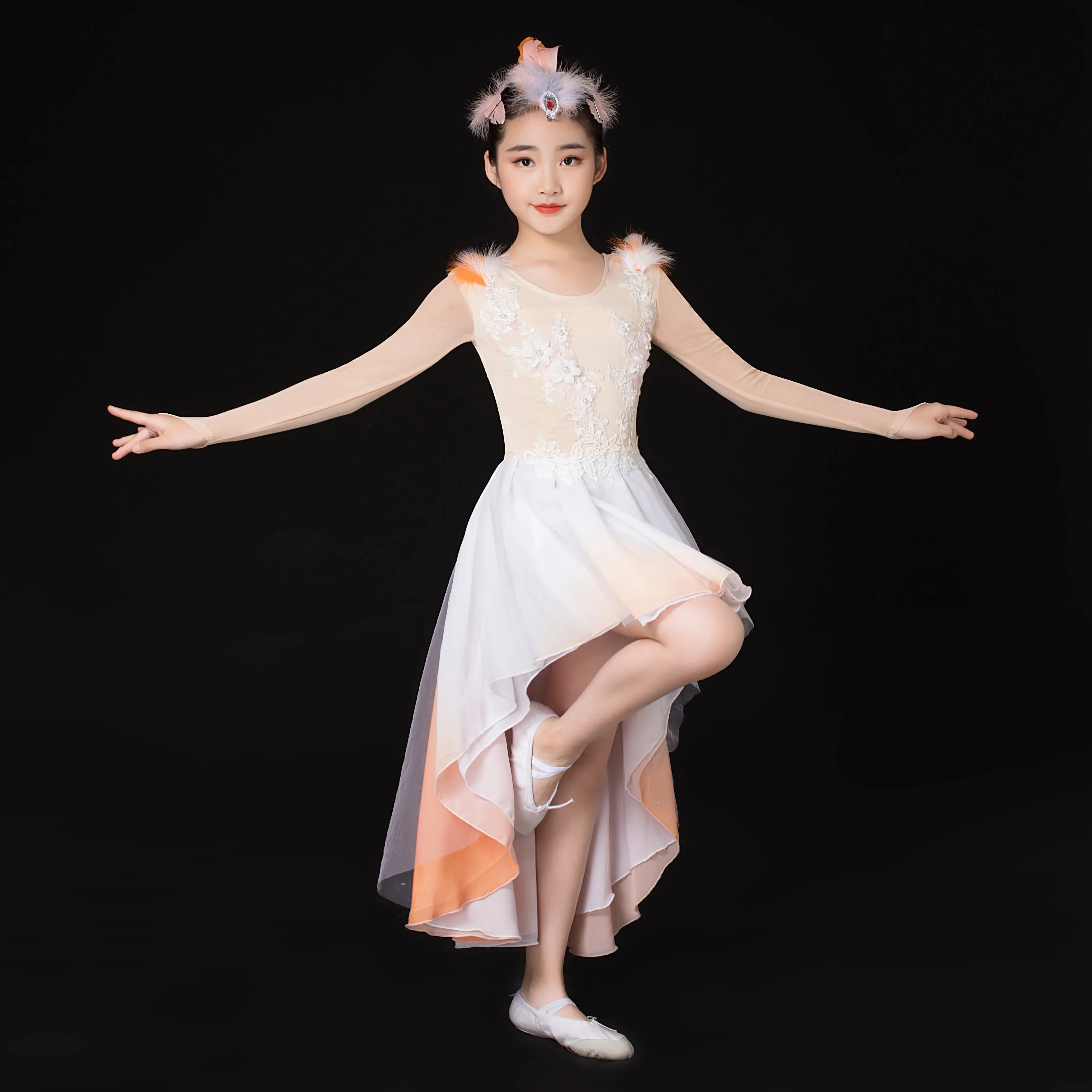 Performance Costumes Ballet Modern Classical Dance Art Examination Skirt Girl