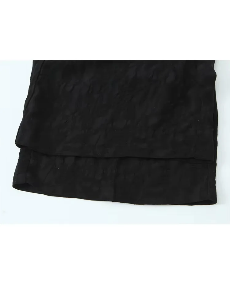 HH Women Fashion Pants Suit Long Sleeve Single-breasted Lapel Pocket Shoulder Pad Blazer Jacket+Zipper Chain Matching Pants