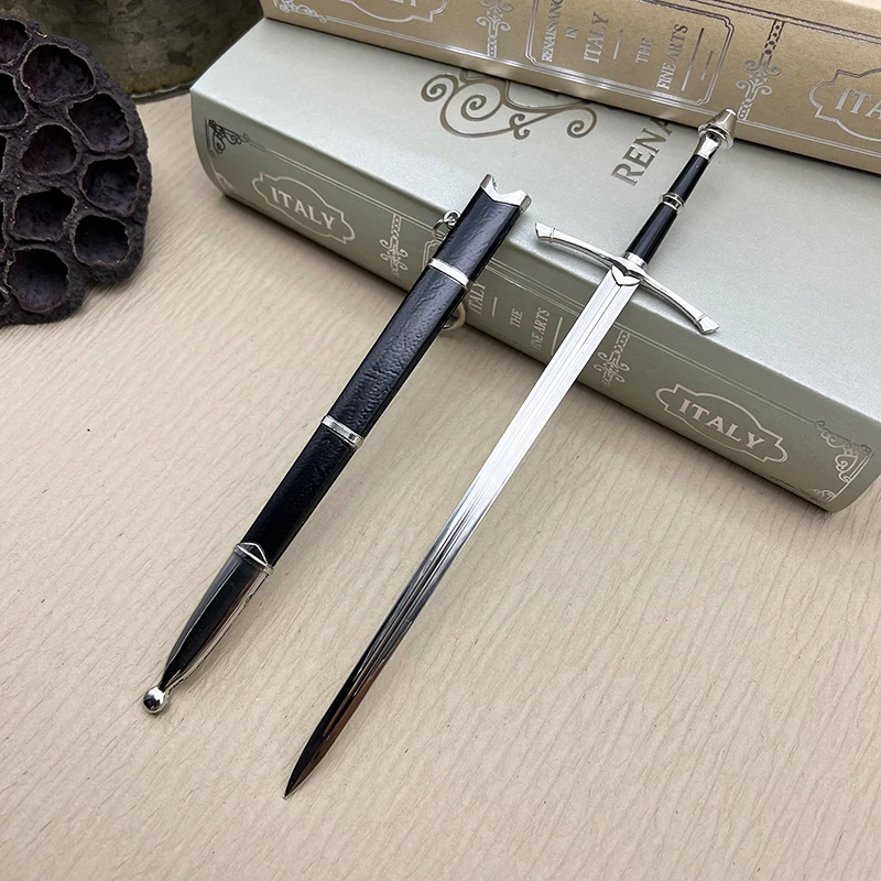 

22cm Strider Ranger Sword Aragorn II The Lord of LOTR the Rings Movie Peripherals Medieval Metal Weapon Miniatures Home Ornament