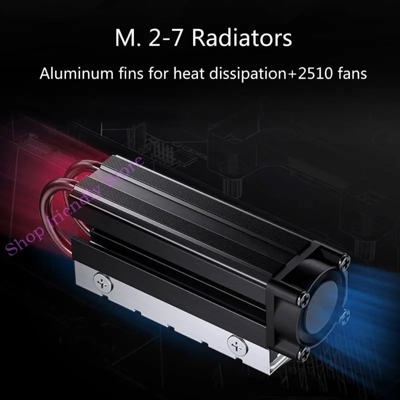 

594A Unique 2 SSD Heat Sink 2280 Heatsink Vests Heat Sink Fine Workmanships