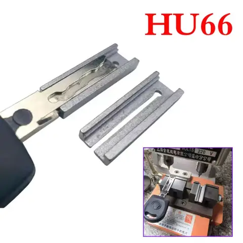 2pcs/lot HU66 Duplicating Fixture Clamp For VW Volkswagen Key Blank Key Cutting Machine Accessories Key Cutter Machine Part Tool