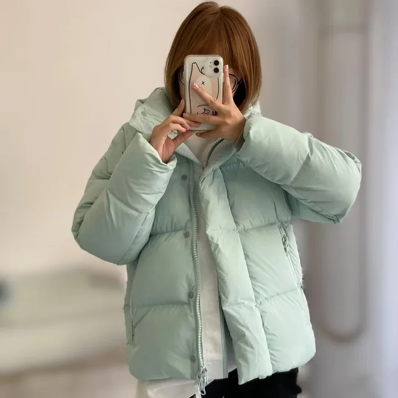 Cana*a Go*se Women's Winter Down Jacket Thick Zipper Best Down Jackets 90 Goose Down Fashion Leisure Female Winter Coats