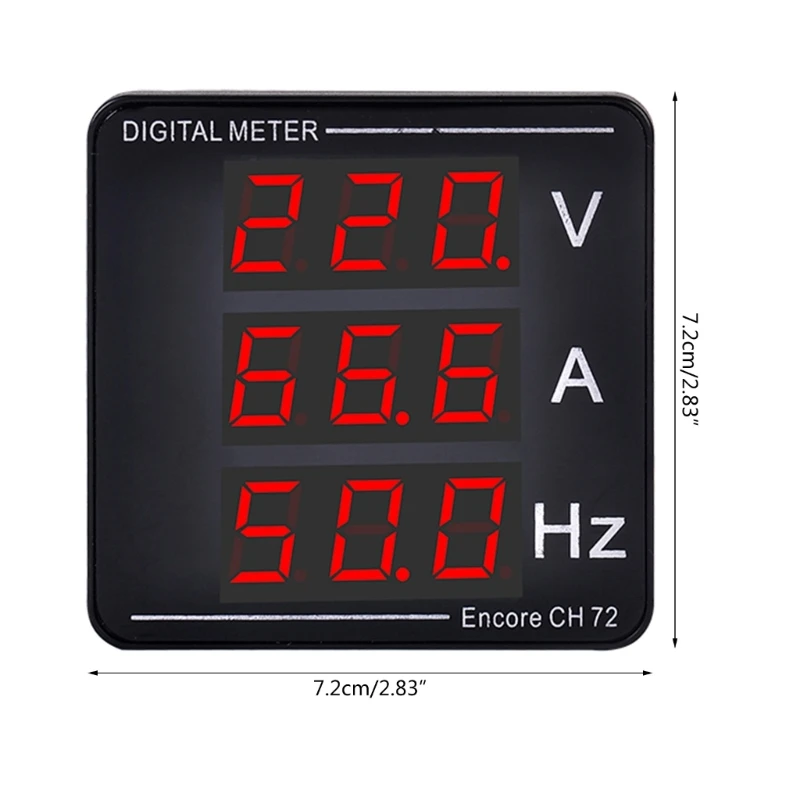 Imagem -06 - Painel Ac50500v 1120a do Amperímetro do Voltímetro Digital do Desempenho 652f Display Led