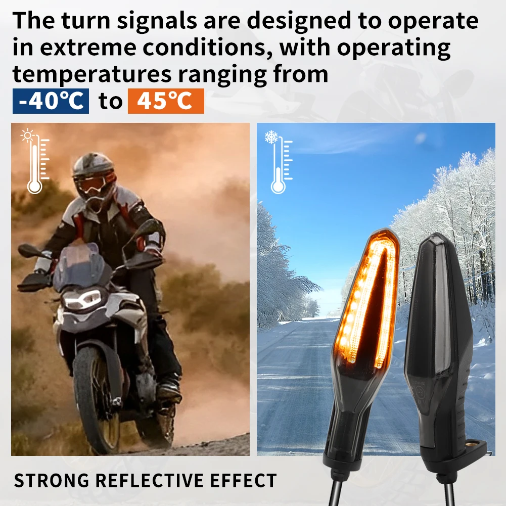 LED Turn Signal Light Flasher For BMW R1250 GS R1200 GS F750GS F850GS Adventure F 900 R S1000 XR Motorcycle Directional Lamp