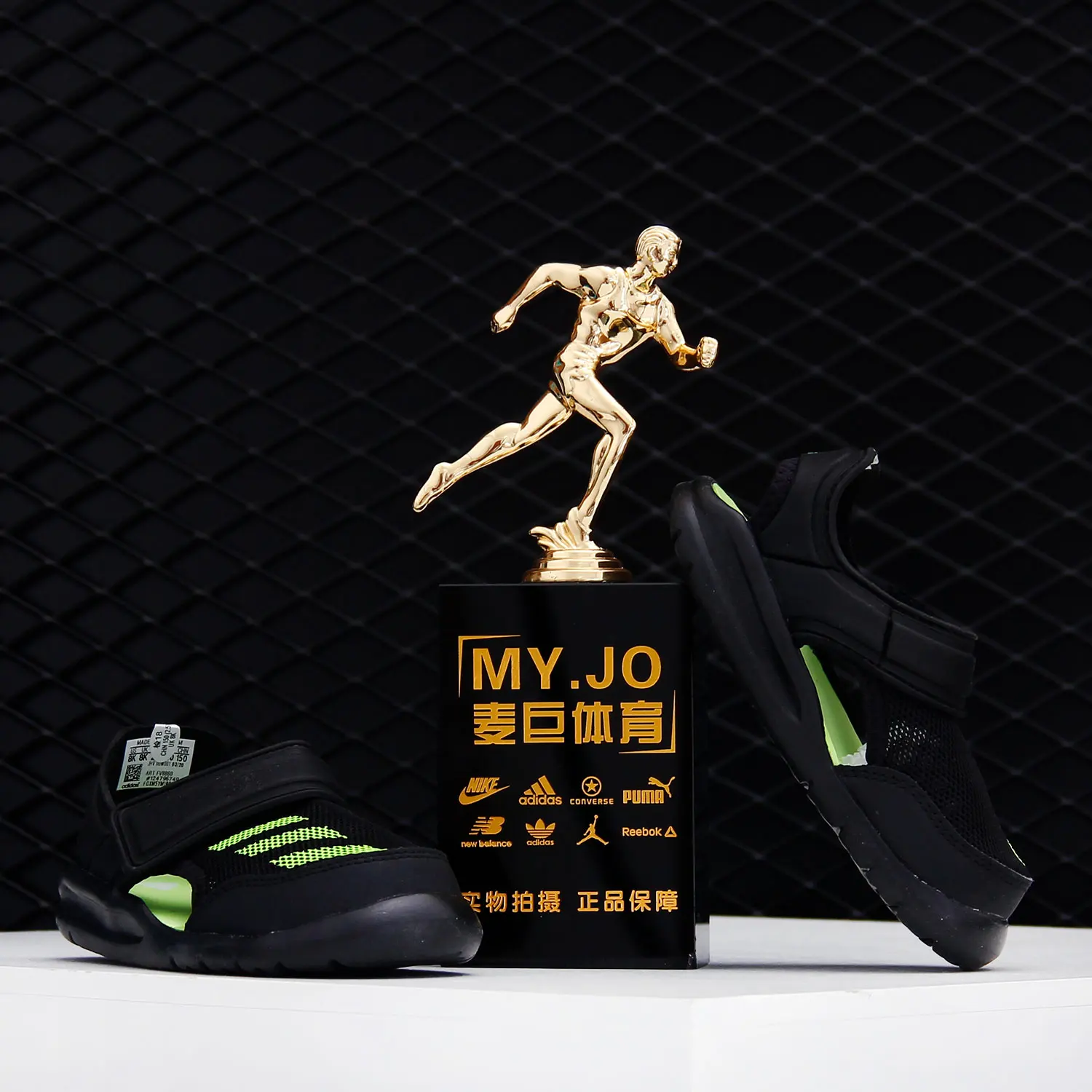 صنادل رياضية أديداس أصلية FortaSwim I للأطفال FV8860 #4