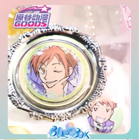 

GOODS Ouran High School Host Club 1+1 Badge Blind Bag 58mm Cute Student Gift Birthday Gift Anime Collectible Home Decor In Stock