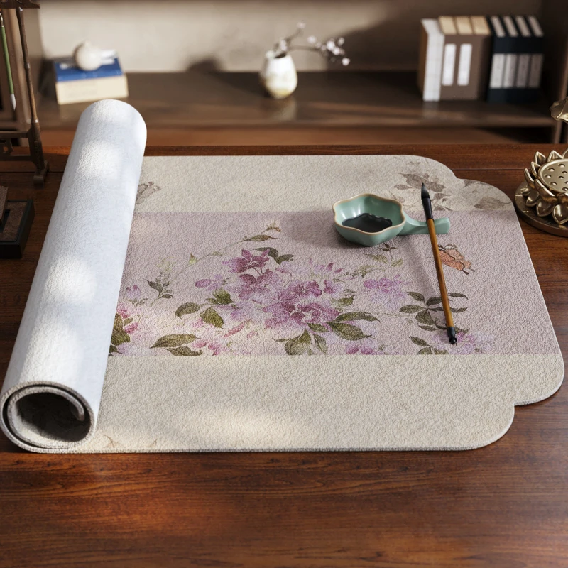 New Chinese Style Felt Calligraphy Mat Desk Pad for Students Writing Painting Practice Art Supply DIY Sewing Writing Accessory view 2