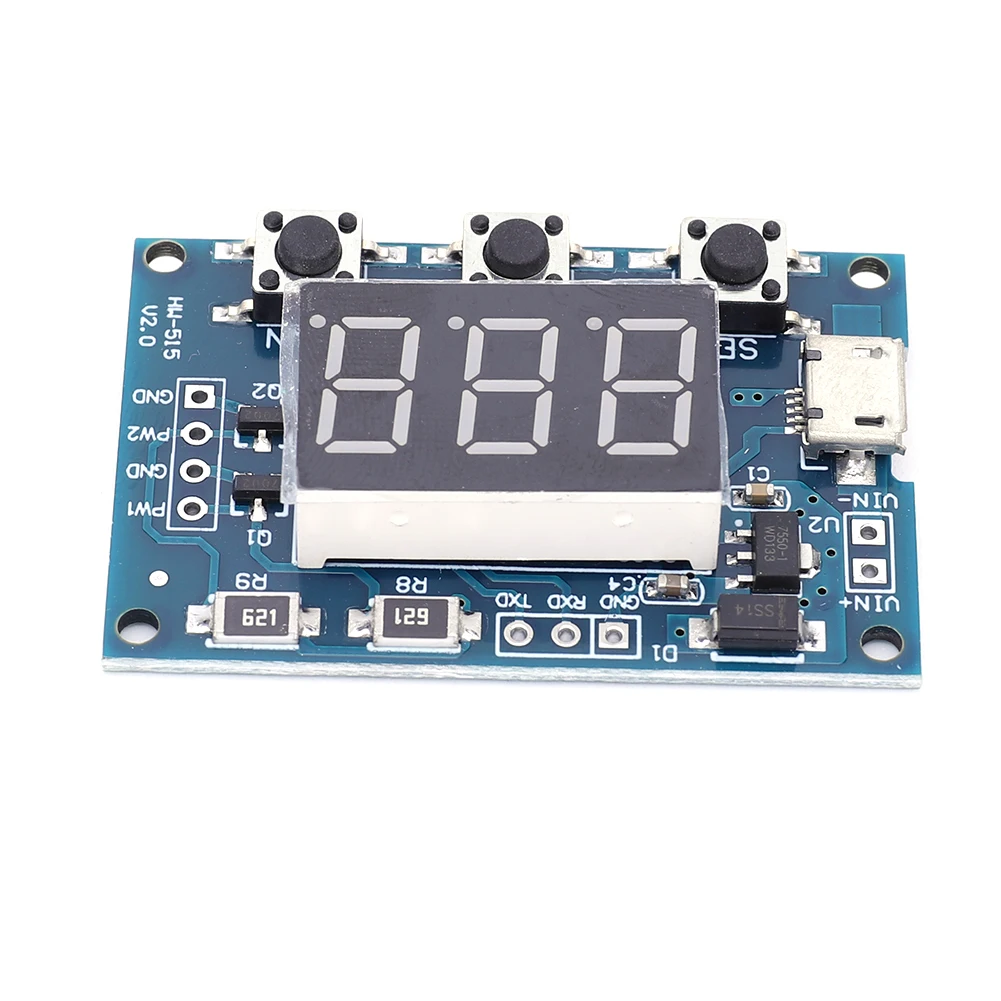 2 Channel Square Wave Rectangular Wave Signal Generator Digital Adjustable Duty Ratio PWM Pulse Frequency Module