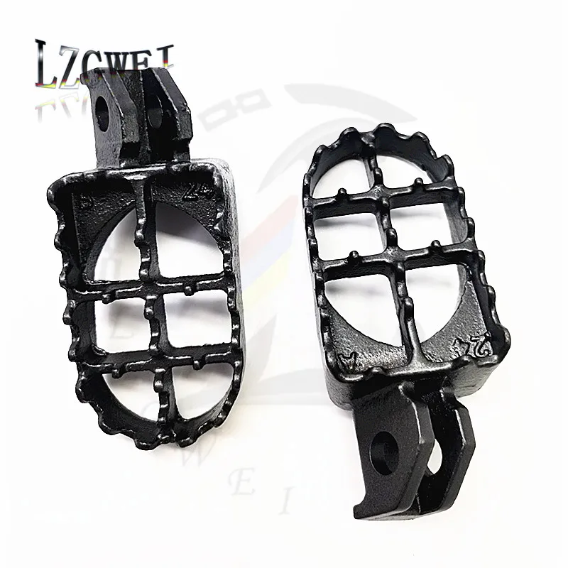 Motorcycle Rear Footrest For Suzuki  RM85 DRZ125 For Kawasaki KLX125 RM 85 DRZ KLX 125 Aluminum Footrests Foot Pegs Pedal Parts