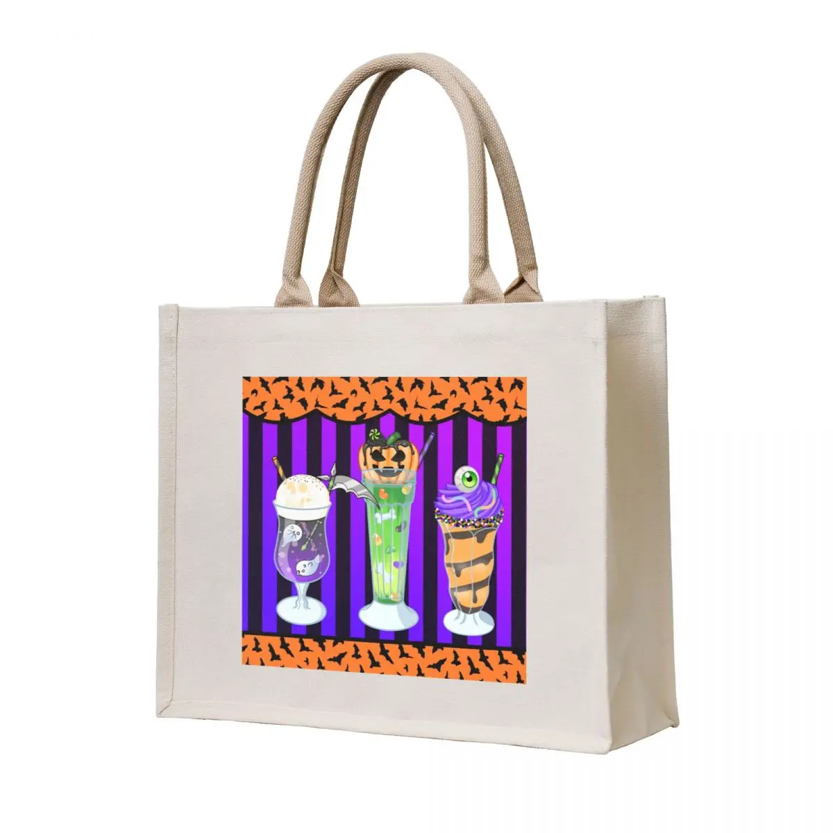 

Halloween Cold Drinks Tote Bag shopper bag woman eco bag folding tote canvas