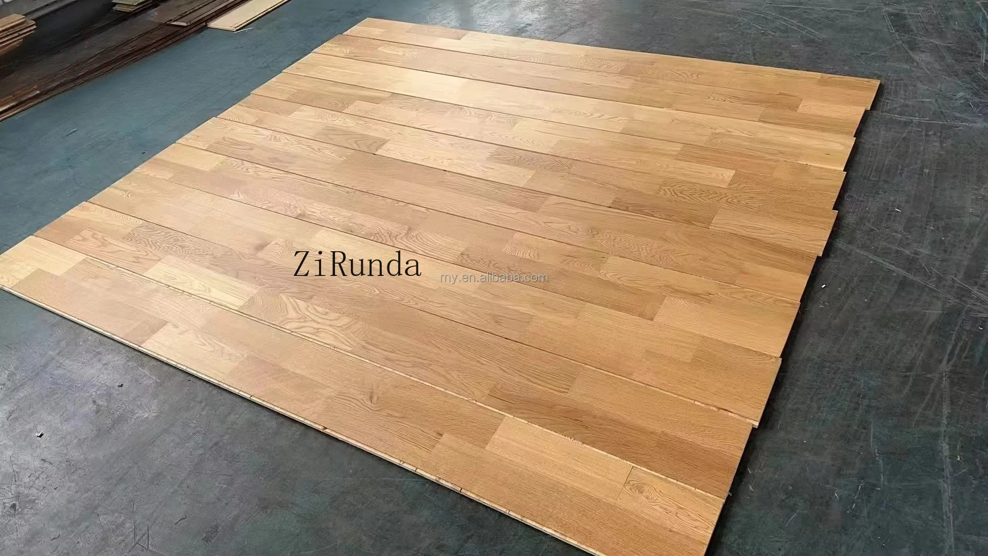 Aangepaste versie parketvloer natuurlijke teakhouten vloer massief houten vloer