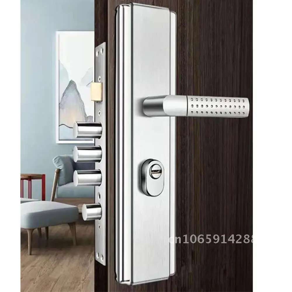 Anti-thief Direction Door Lock Handle Mortise Multi-function Handle Adjustable Gate