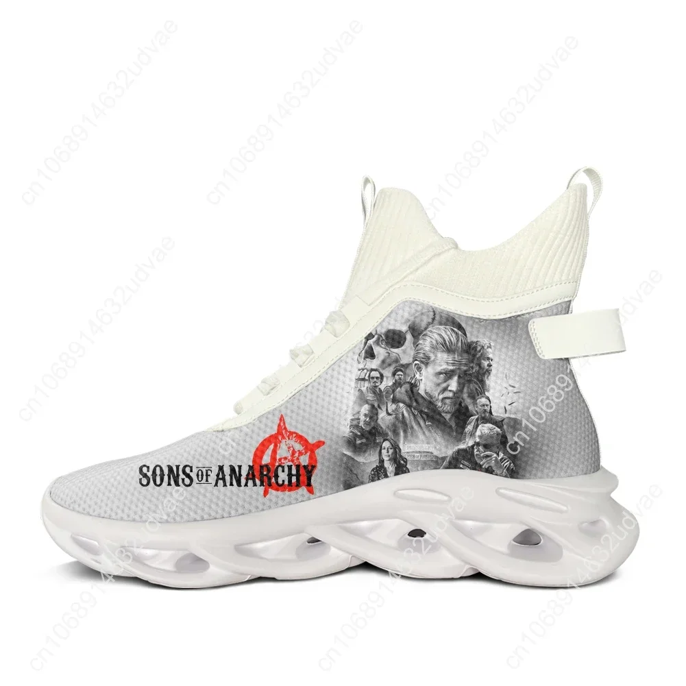 

Sons Of Anarchy SOA High Top Flats Sneakers Mens Womens Sports Running Shoes Sneaker Lace Up Mesh Footwear Custom Shoe