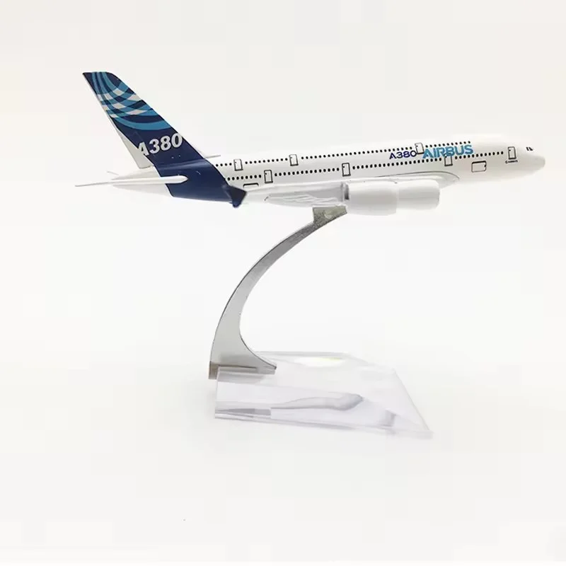 

free shipping A380 prototype aeroplane model Airbus A380 airplane 16CM Metal alloy diecast 1:400 airplane model toy for children