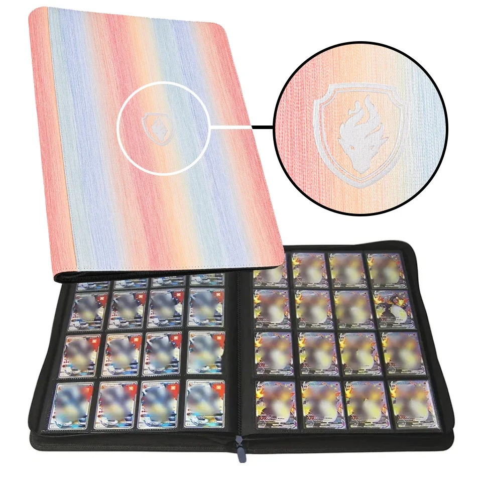 

1000+ Pockets Trading Card binder, Premium 16 Pockets Card Holder Folders, Side Loading Card Album for YuGiOh, MTG, TCG Card