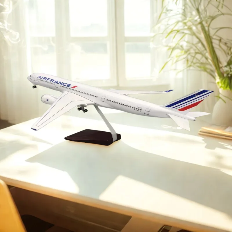 

A350-900 Air France Airlines 47CM 1:142 Scale Large Model Airplane Plane Models Diecast Toy Kid with LED Light for Collection