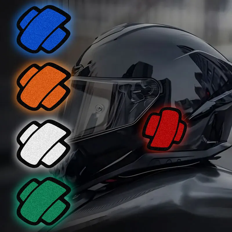 1Pc High Reflective Bandage Pattern Sticker Waterproof Vinyl Decal for Motorcycle Helmet Car Hood Boost Night Driving Safety