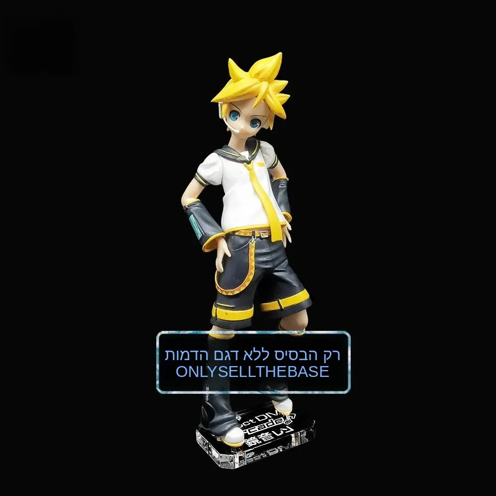 セガボーカロイド用アクリルベーススタンド-ツインミラーコンストレイント-透明ディスプレイ台-アニメコレクタブルフィギュア