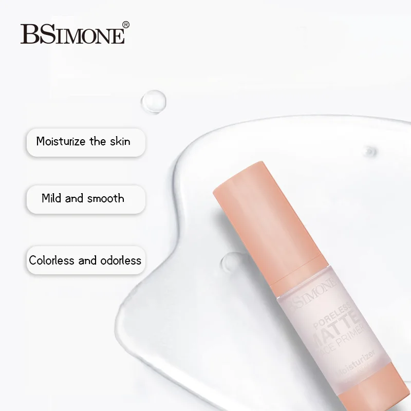 Apprêt pour le visage, hydratant longue durée, lisse, hydratant, mat pour rendre la peau blanche brillante, Base pour le visage, cosmétiques de maquillage
