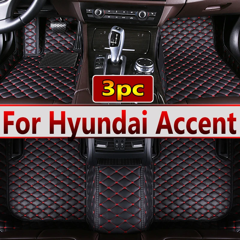 

Car Floor Mats For Hyundai Accent 2006 2007 2008 2009 2010 2011 Custom Auto Foot Pads Carpet Cover Interior Accessories