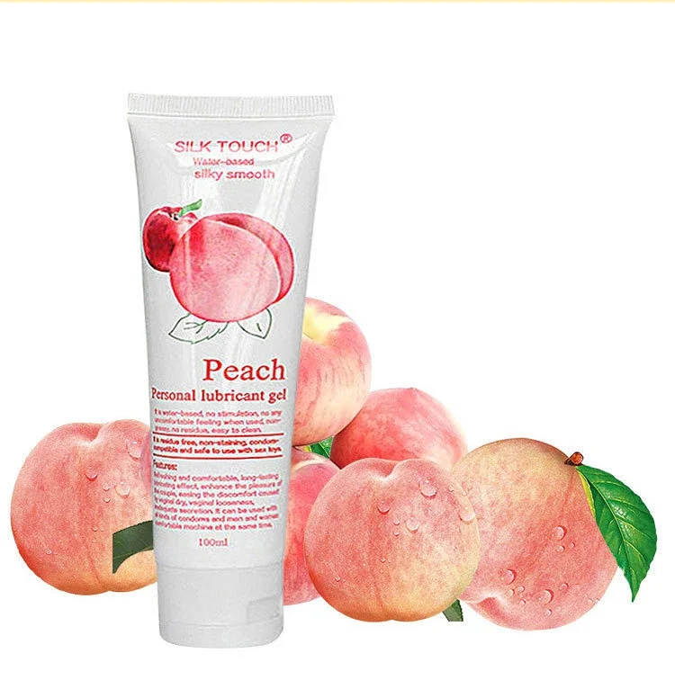 100ml Fruit Flavored Body Lubricant Vaginal and Anal Gel Adults Sex Lubricant  Water-soluble Refreshing and Non Greasy