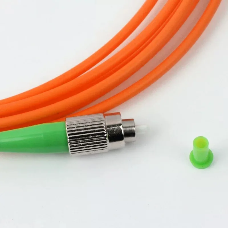 FCAPC-FC/UPC jumper 10pcs multimode OM2 OM1 FC/APC 3.0mm single-core optical fiber cable patchcords pigtail connecting line 1m