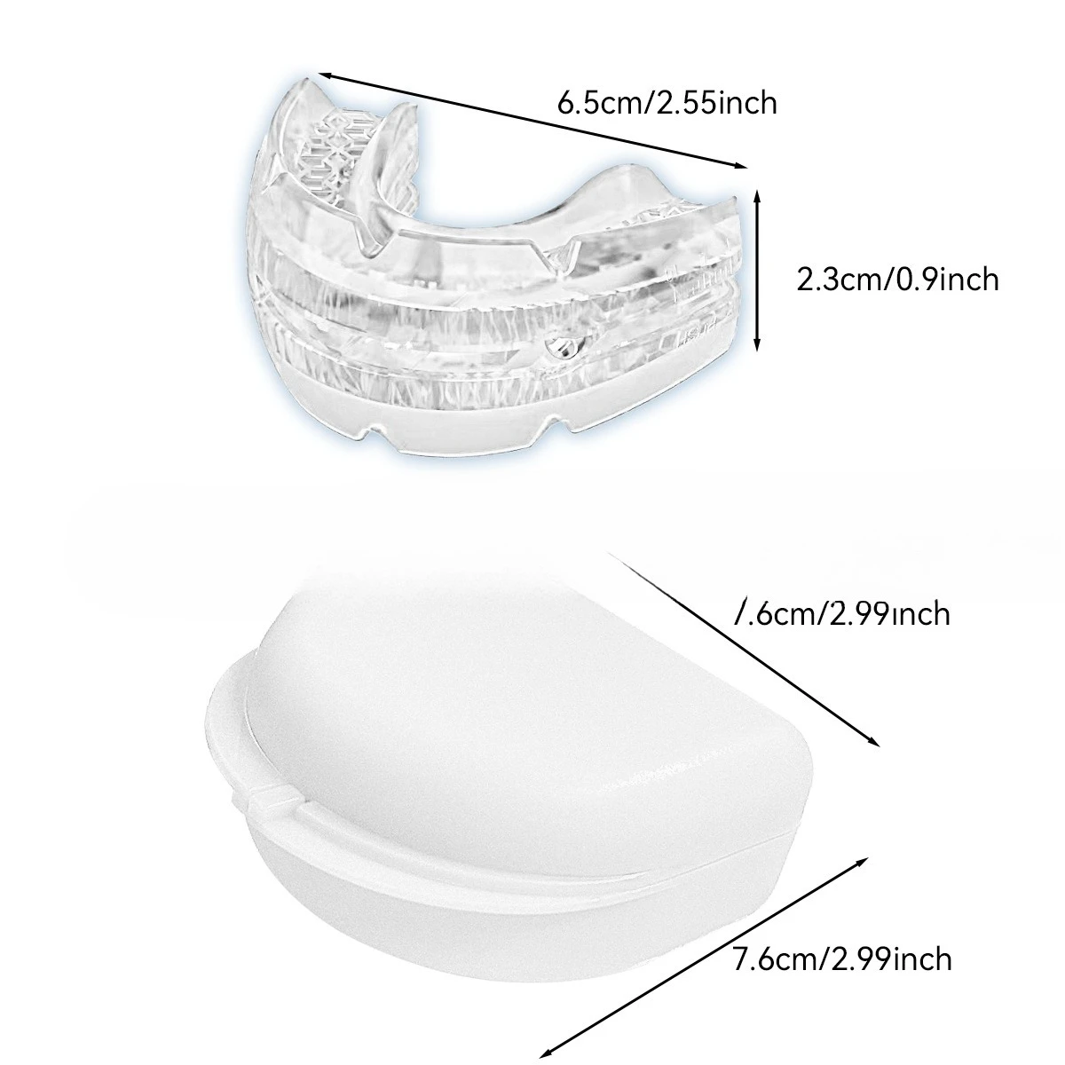 Adjustable braces for anti snoring at night, screw adjustable braces for anti molar support