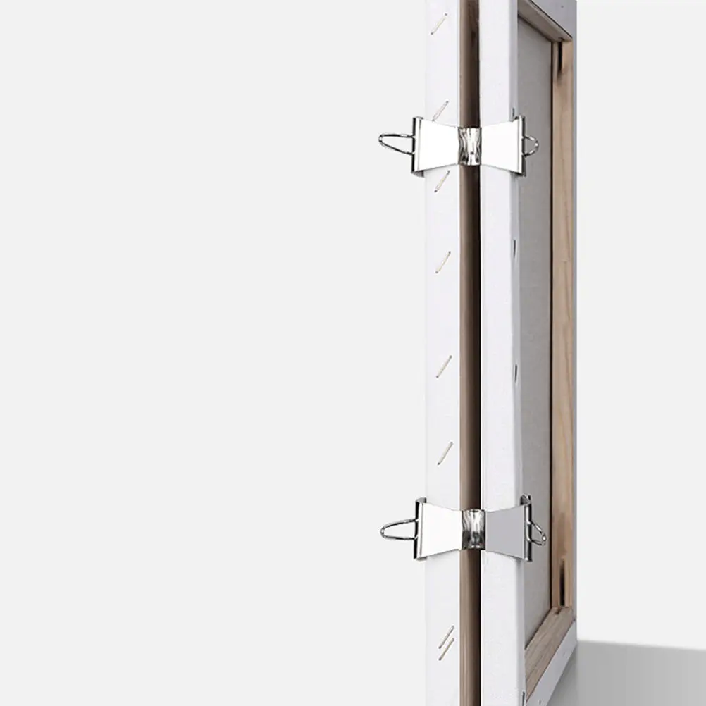 

10 шт. зажимов для рамок картин из нержавеющей стали, прочные, с гладкими краями, для разделения холстов, защита рамок, художественные принадлежности