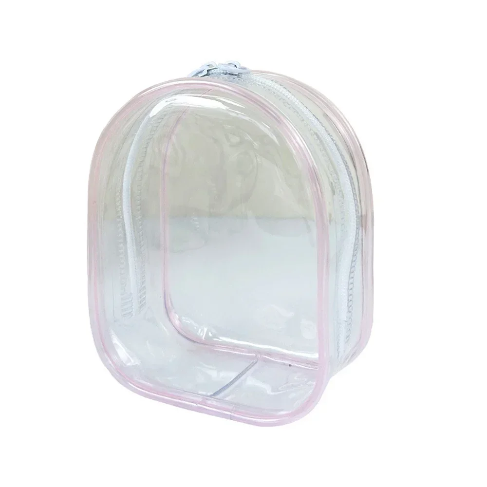 New Portable Clear Zipper Storage Bag Keychain Cartoon Holder Toy Dustproof Collectibles Display Case ACG Goods Decoration Gift view 6