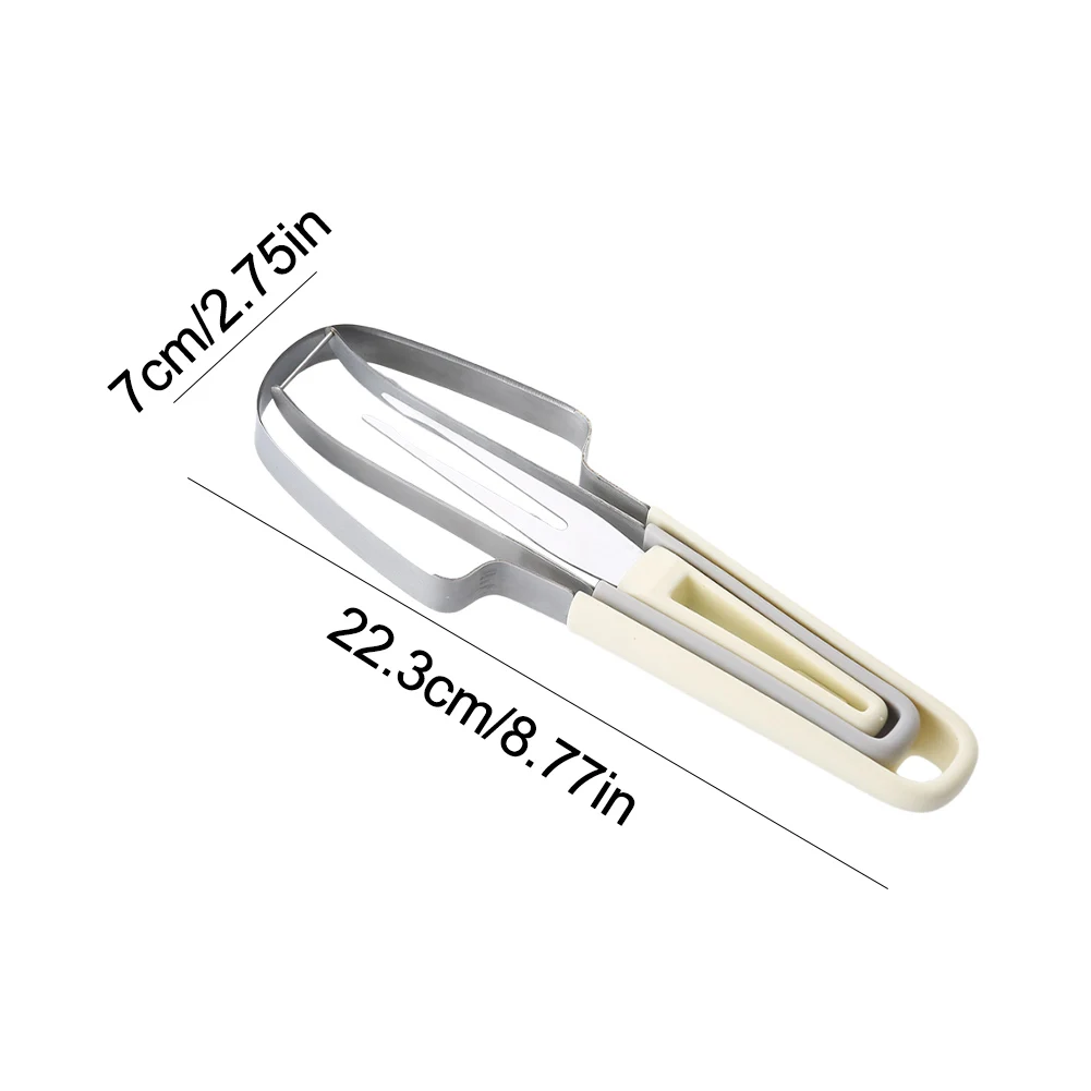 قطاعة شوكة البطيخ ، أداة قطع متعددة الوظائف ، مزيل عيون الأناناس للتخييم ، المطبخ ، البطيخ ، 3 في 1