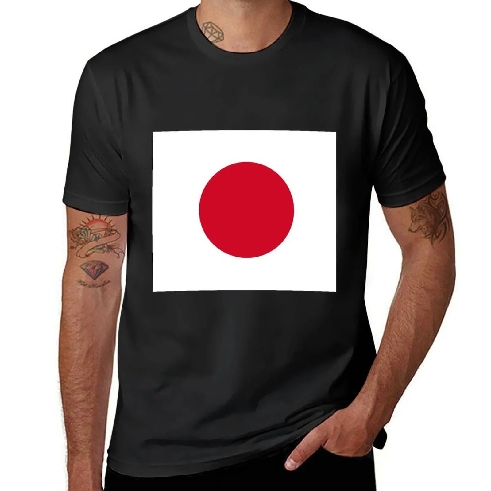 

National flag of Japan in East Asia, Pacific Ocean T-Shirt graphics anime mens graphic t-shirts