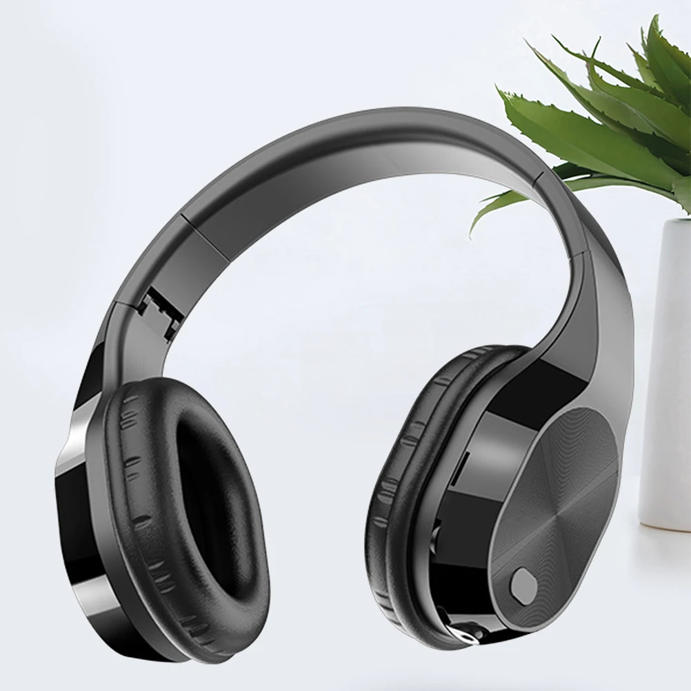 

Head Mounted Headset Wireless Headphones Low Noise Sports Gaming Computer Travel Music Audio Video Device Portable