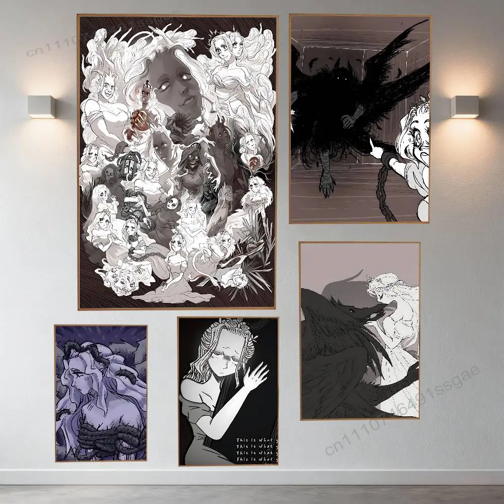 

S-Slay The P-Princess Game Retro Fashion Pictorial Poster Sticky Poster Paper Sticker DIY Room Bar Cafe Wall Decor Gift