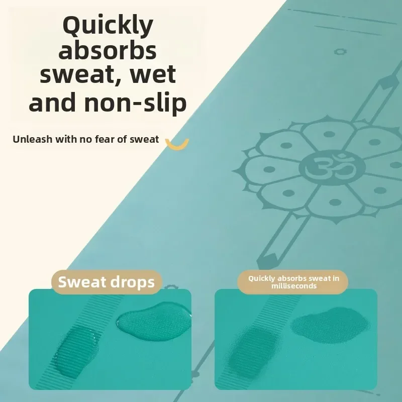 

New183 68 0,5 см коврик для йоги из натурального каучука, нескользящий, поглощающий пот, профессиональный, амортизирующий, бесшумный, утолщенный