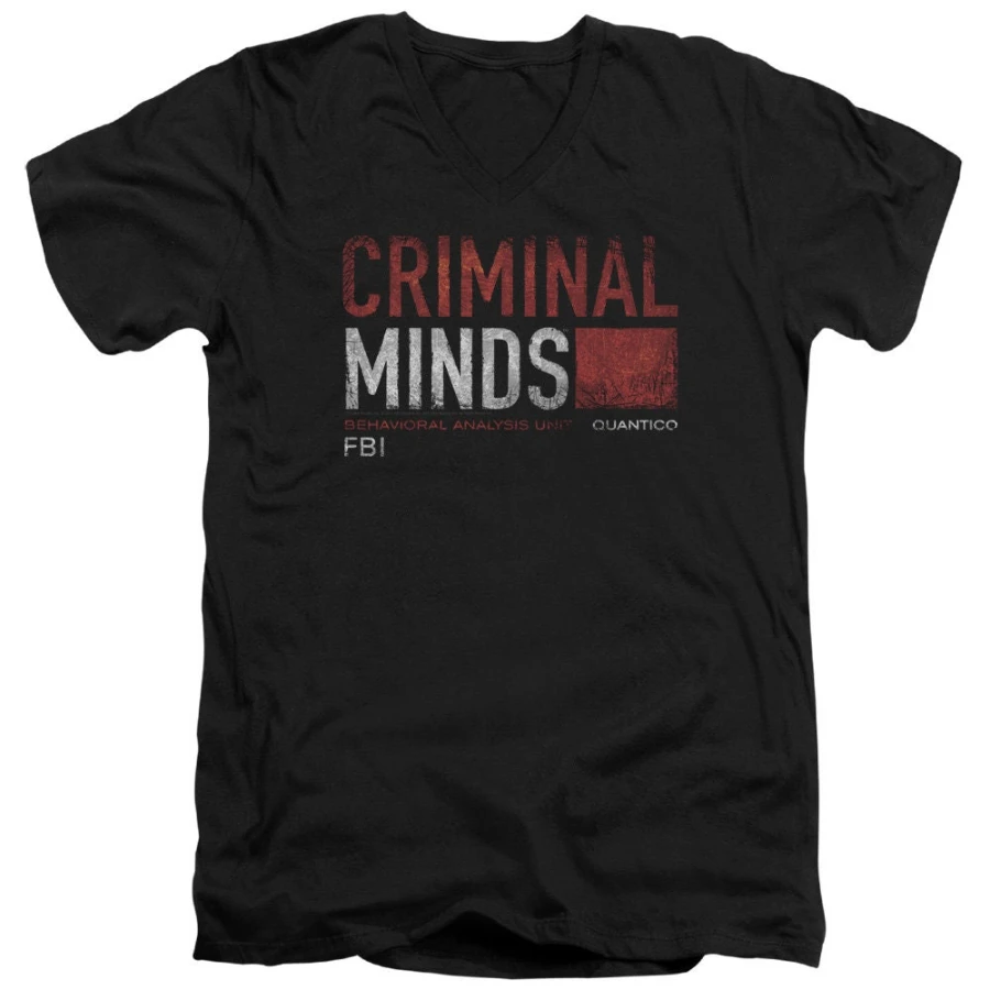 Criminal Minds Behavioral Analysis Unit Black Shirts Women's Vintage Breathable Tee Streetwear Oversized