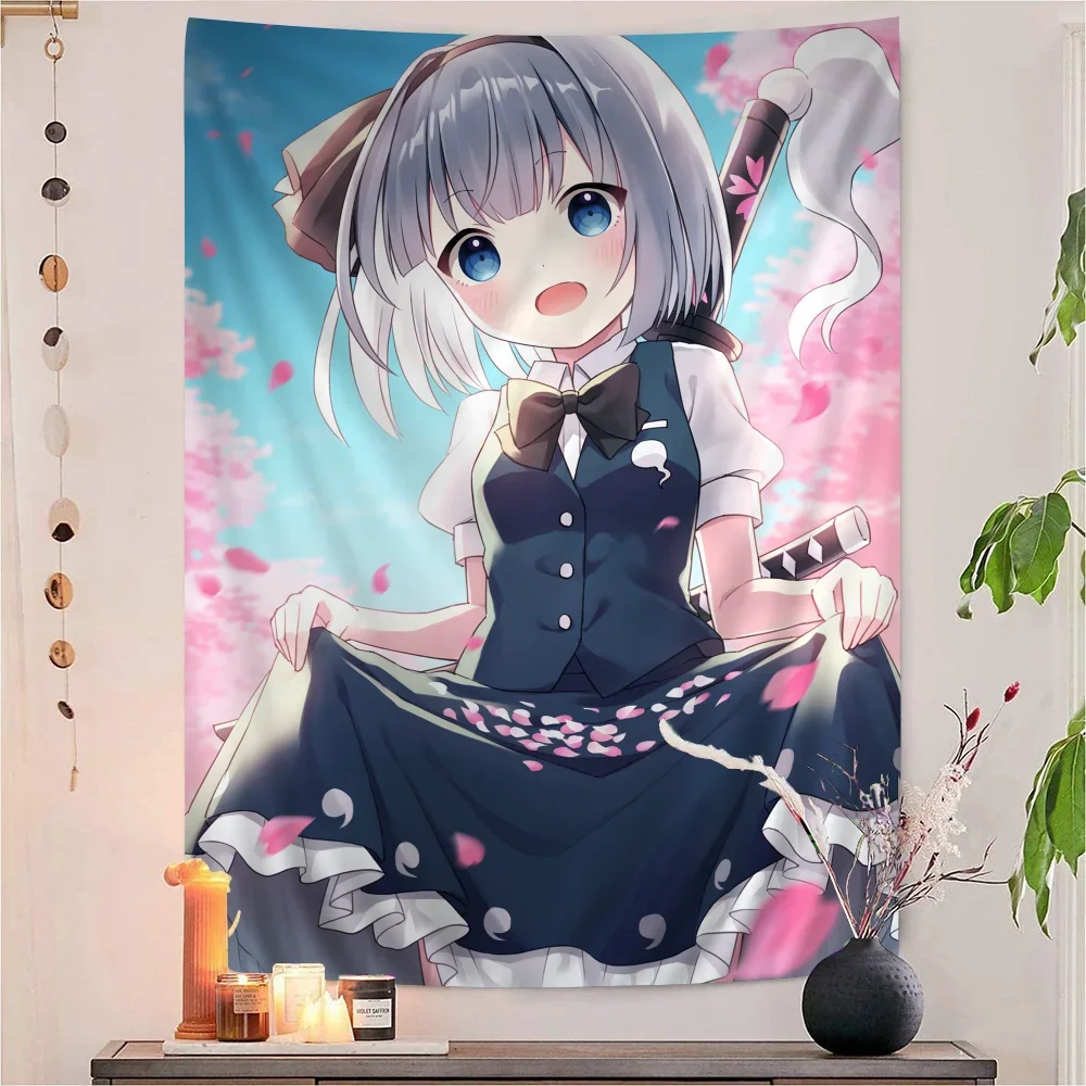 

Touhou Project Yomu Konpaku Microfiber Beach Towel Absorbent Quick dry Soft Yoga Swimming Resort Mountain Climbing Towel