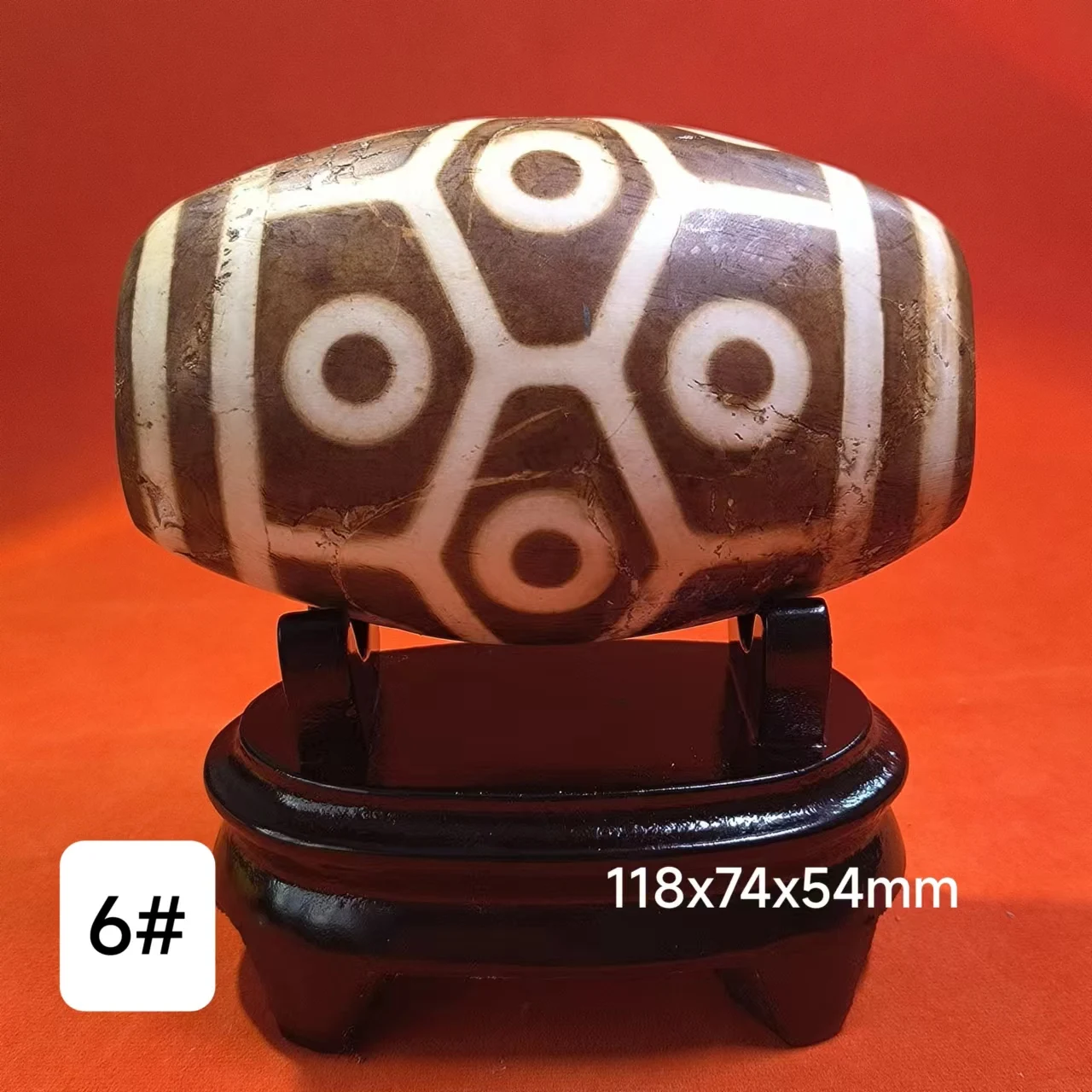 1pcs/lot Multi-Eyed Agate Dzi Ornament large home decoration Various patterns Collection accessories jewelry amulet folk-custom