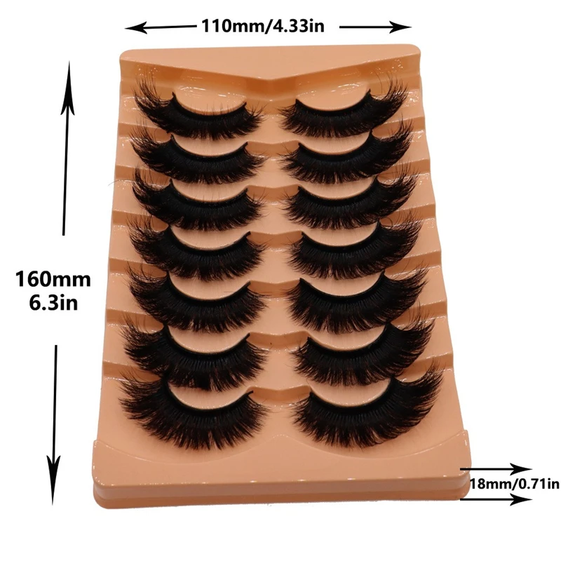 Europäische schwarze dick-dicke Imitation Wasservögel-Daunenhaar-Wimpern Längliche 3D-Lockenwimpern für verbesserte Augenschönheit