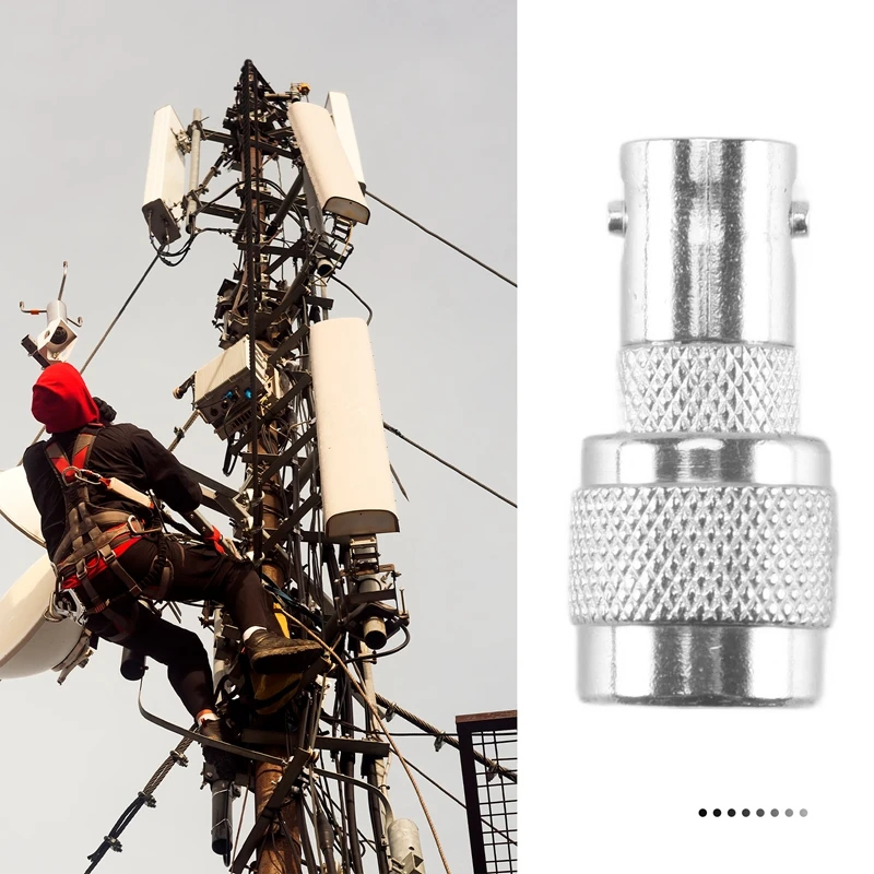 ABGN TNC ذكر التوصيل إلى BNC موصل جاك أنثى M / F كابل محول موصل محوري