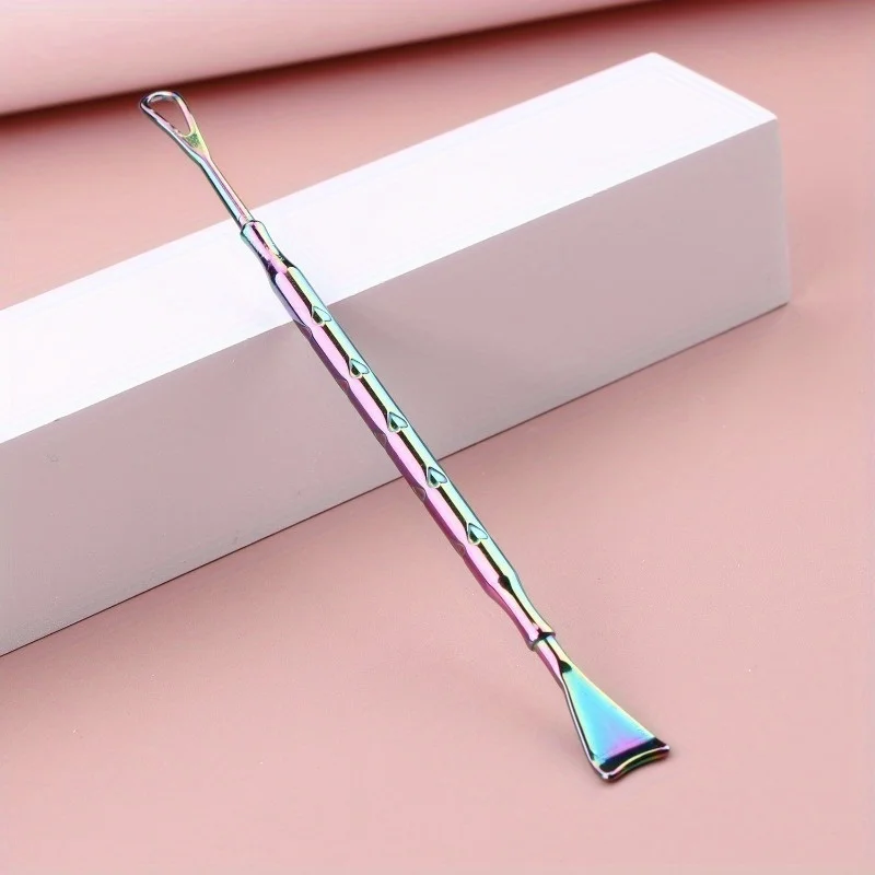 Strumento manuale per la rimozione dei punti neri da 2 pezzi, bastoncini per l'acne da spremere, aghi per l'acne, follicoli piliferi del naso, artefatto per la pulizia manuale