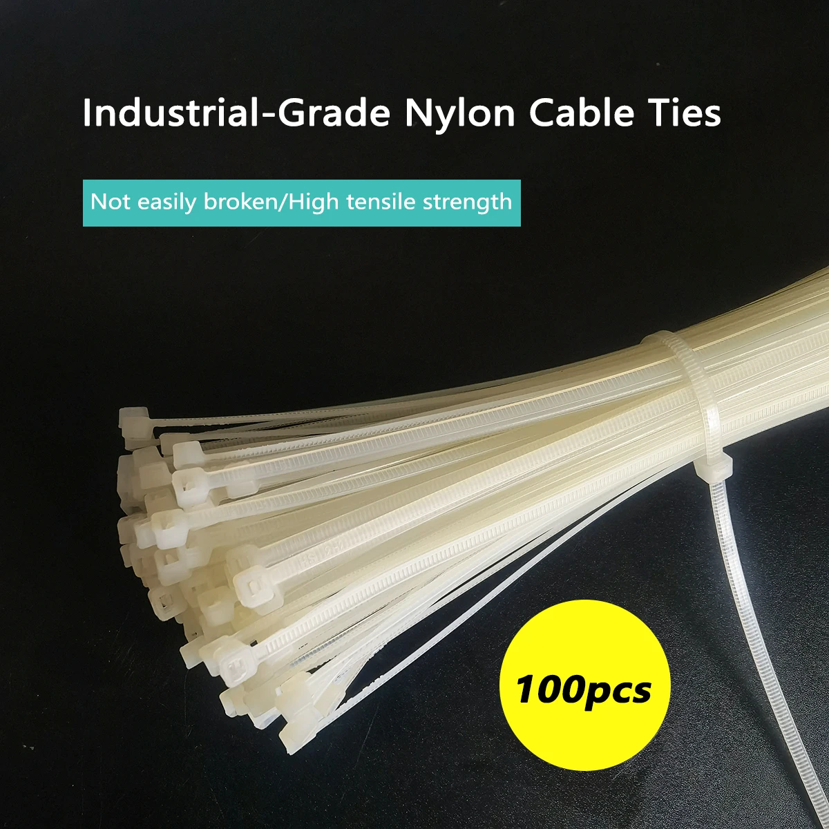 50/100PCS Self-locking Plastic Nylon Tie Fastening Strap Cable-Tie-Set Cable Zip Tie Fastening Ring Zip Wraps Strap Tie