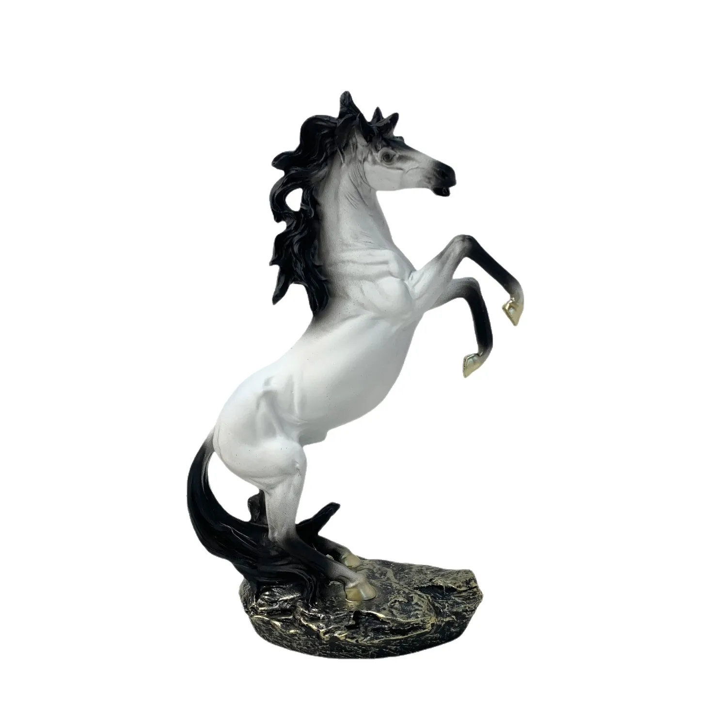 European Style Home Resin Victory Horse Statue Living Room Cabinet Office Desktop Decoration Creative Animal Figurines