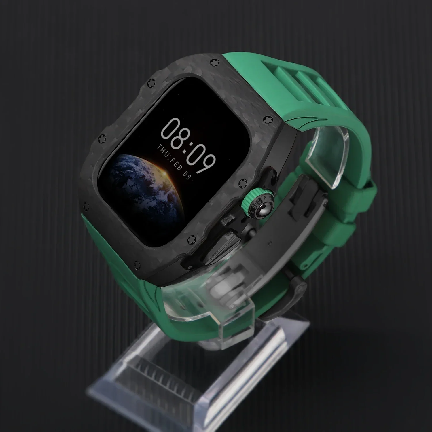 Luxury Carbon Fiber Watch Band for Apple Watch 11 42mm 46mm