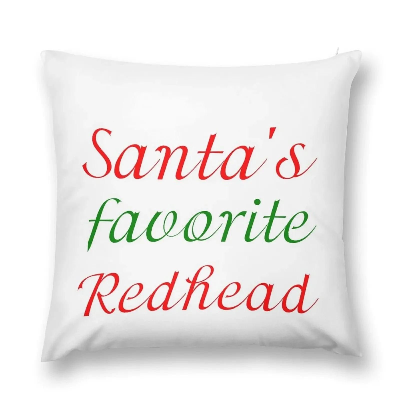 

SANTA'S FAVORITE REDHEAD Throw Pillow anime girl Decorative Cover For Living Room pillow