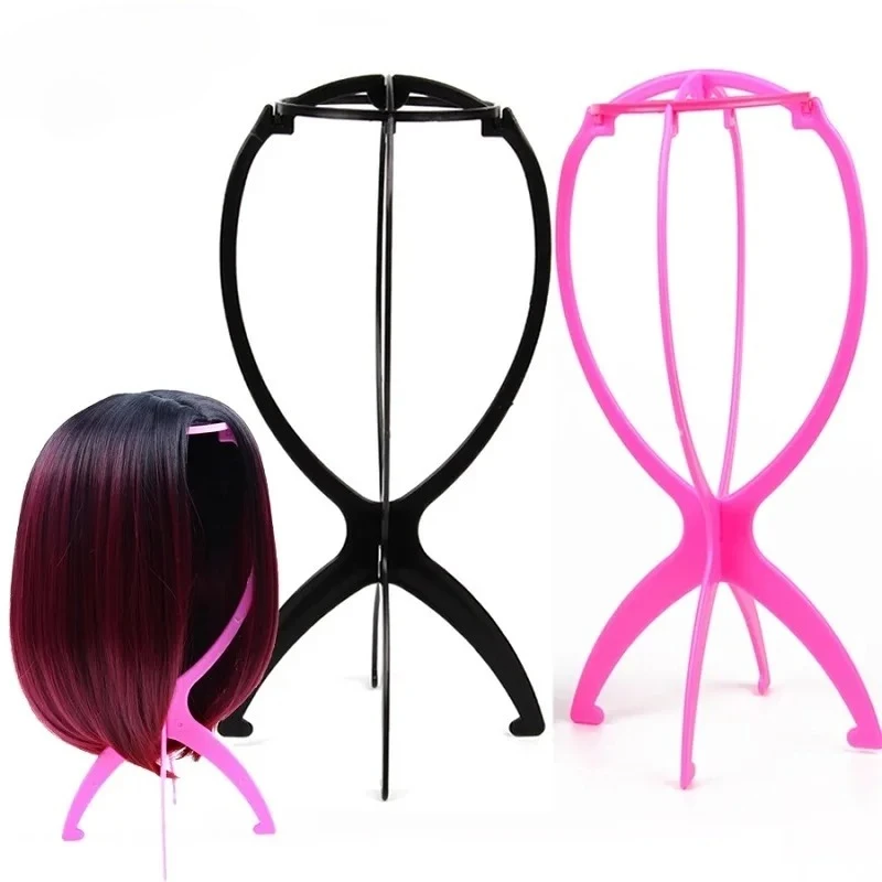 

1PCS Wig Stand Collapsible Wig Holder Durable Wig Display Tool Wig Stand for All Wigs